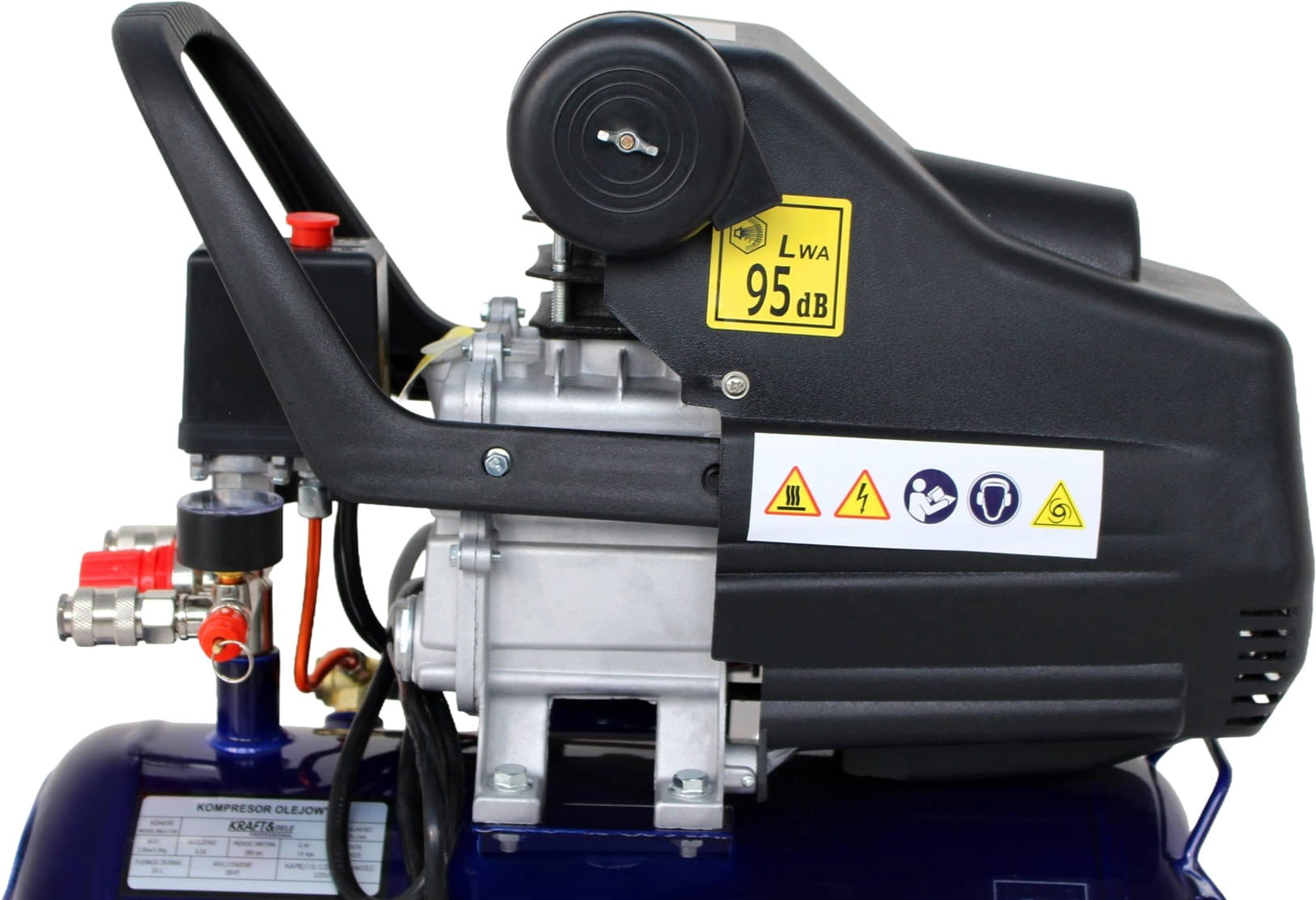 Compresor pe ulei, Kraft&Dele, 24L, 2.8KW, KD4050 — imaginea 14