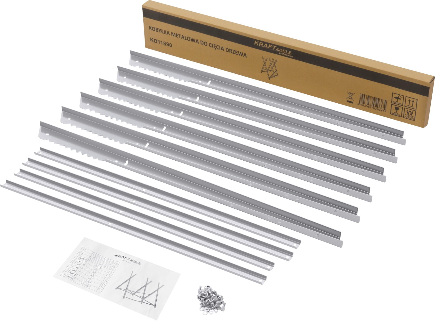 Suport metalic tip capra pentru taiat copaci, Kraft&Dele, 120 KG, KD11890 — imaginea 13