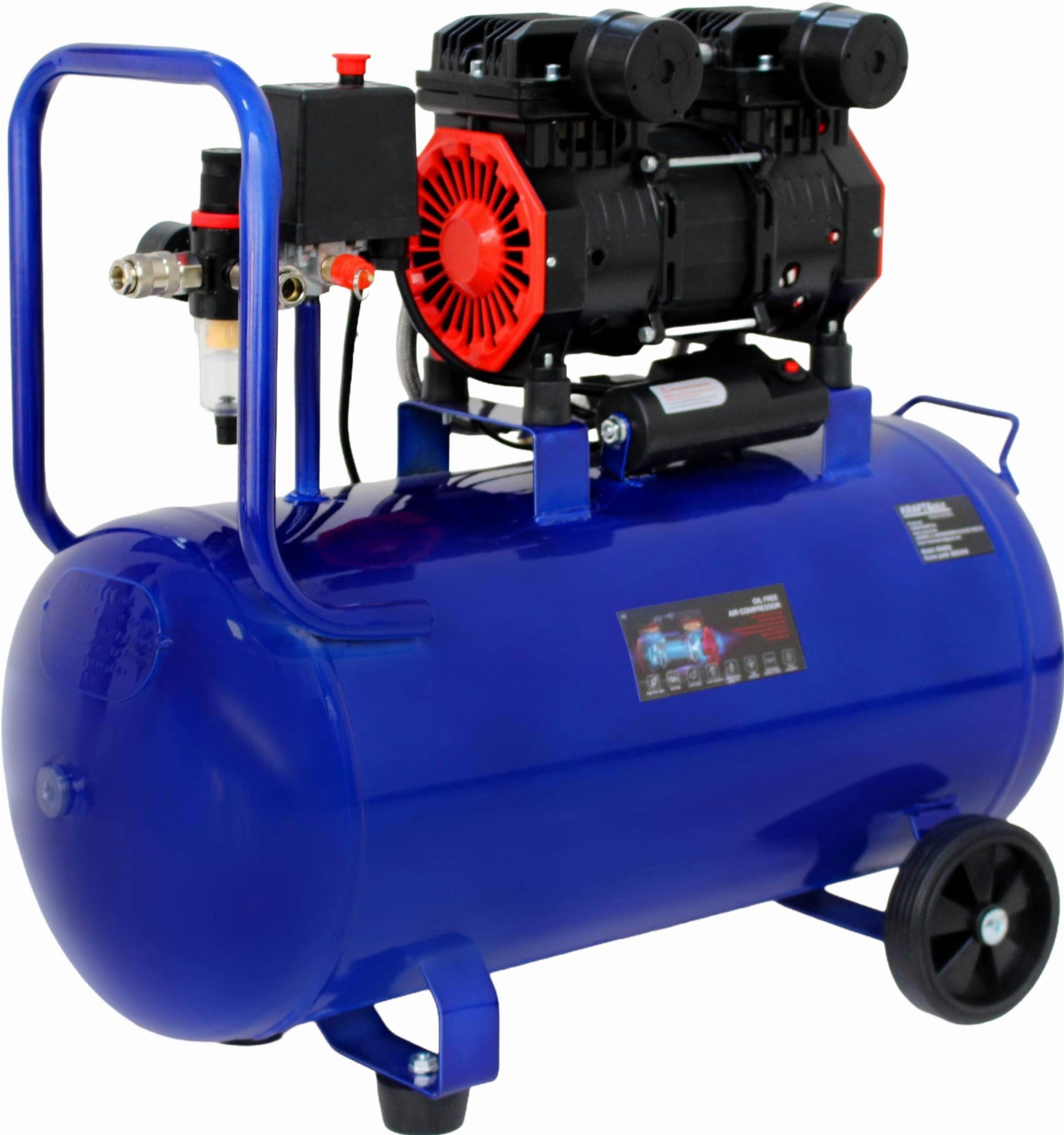 Compresor de aer fara ulei 50L, Kraft&Dele,290 l/min, 1500W, KD4052 — imaginea 7