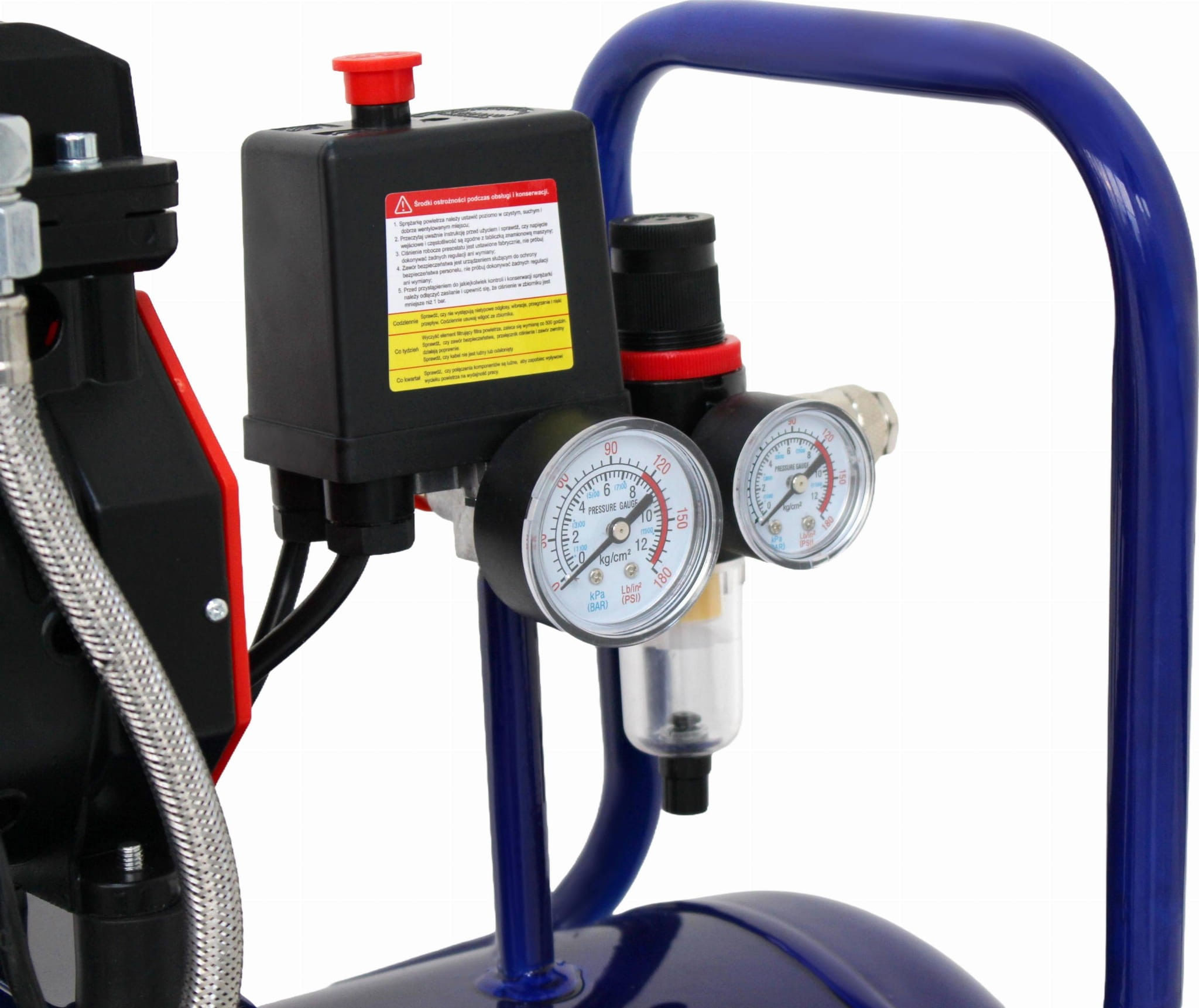 Compresor de aer fara ulei 50L, Kraft&Dele,290 l/min, 1500W, KD4052 — imaginea 8