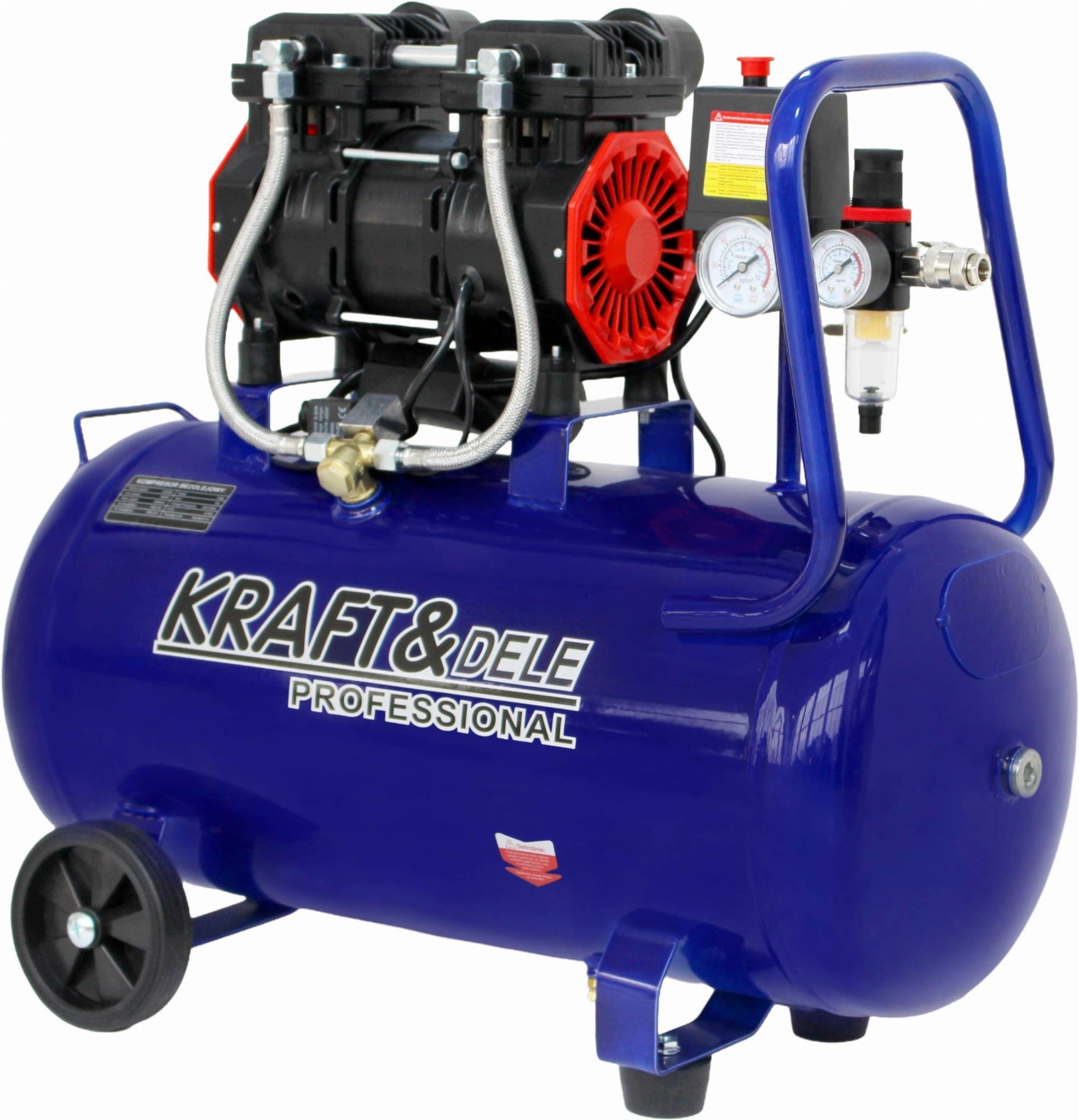 Compresor de aer fara ulei 50L, Kraft&Dele,290 l/min, 1500W, KD4052 — imaginea 10