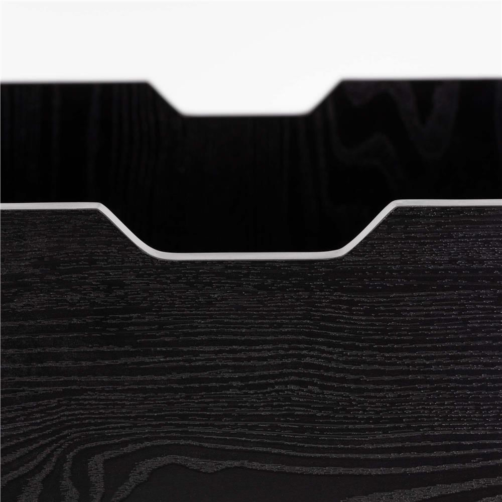 Masuta de cafea cu blat rabatabil si spatiu de depozitare, cadru metalic si PAL, 100x50x43 cm, negru — imaginea 21
