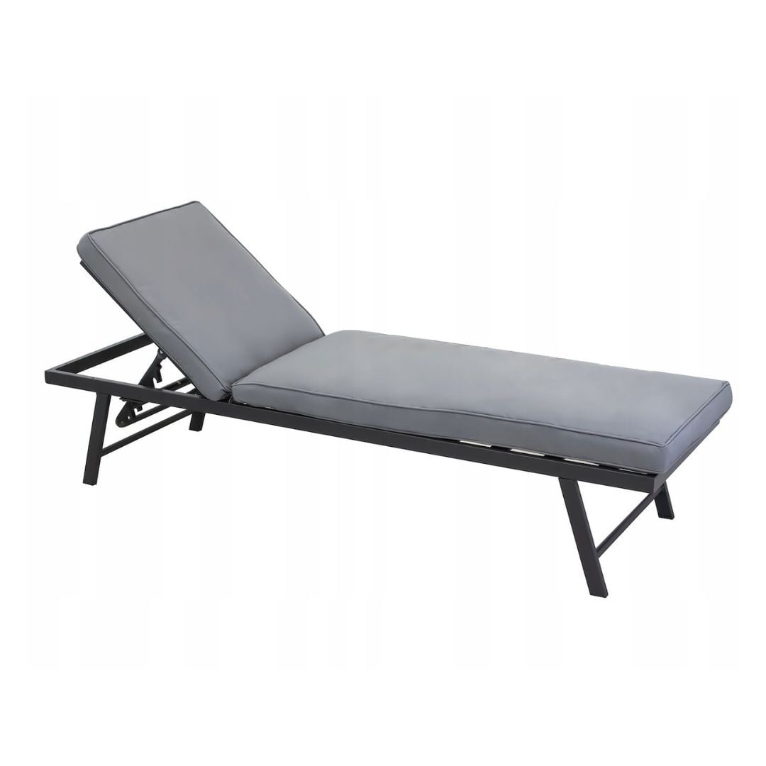 Set mobilier de gradina gri, modular, Jumi, cu 2 canapele si masuta de cafea — imaginea 7