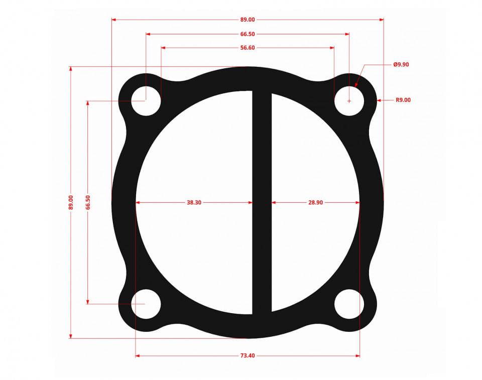 Garnituri set pentru cap compresor de aer V 65mm CH083 Mod.6(J) — imaginea 6