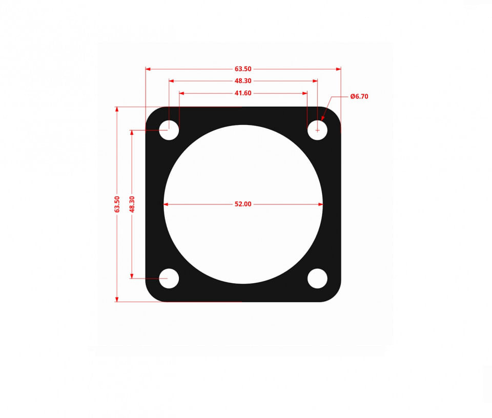 Garnituri set pentru cap compresor de aer 51mm CH087 Mod.10 (A) — imaginea 6