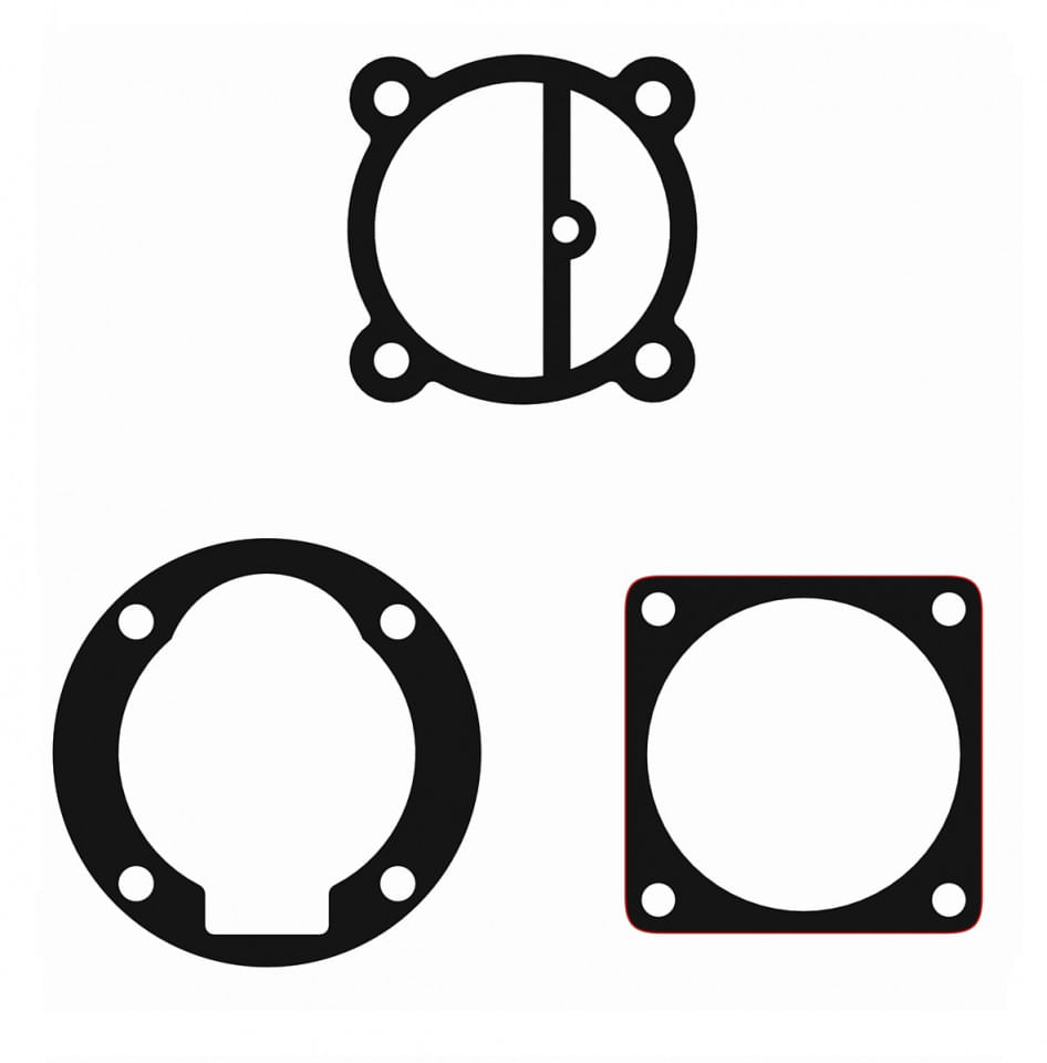 Garnituri set pentru cap compresor de aer V 90mm 5 gauri CH084 Mod.7(N) — imaginea 7