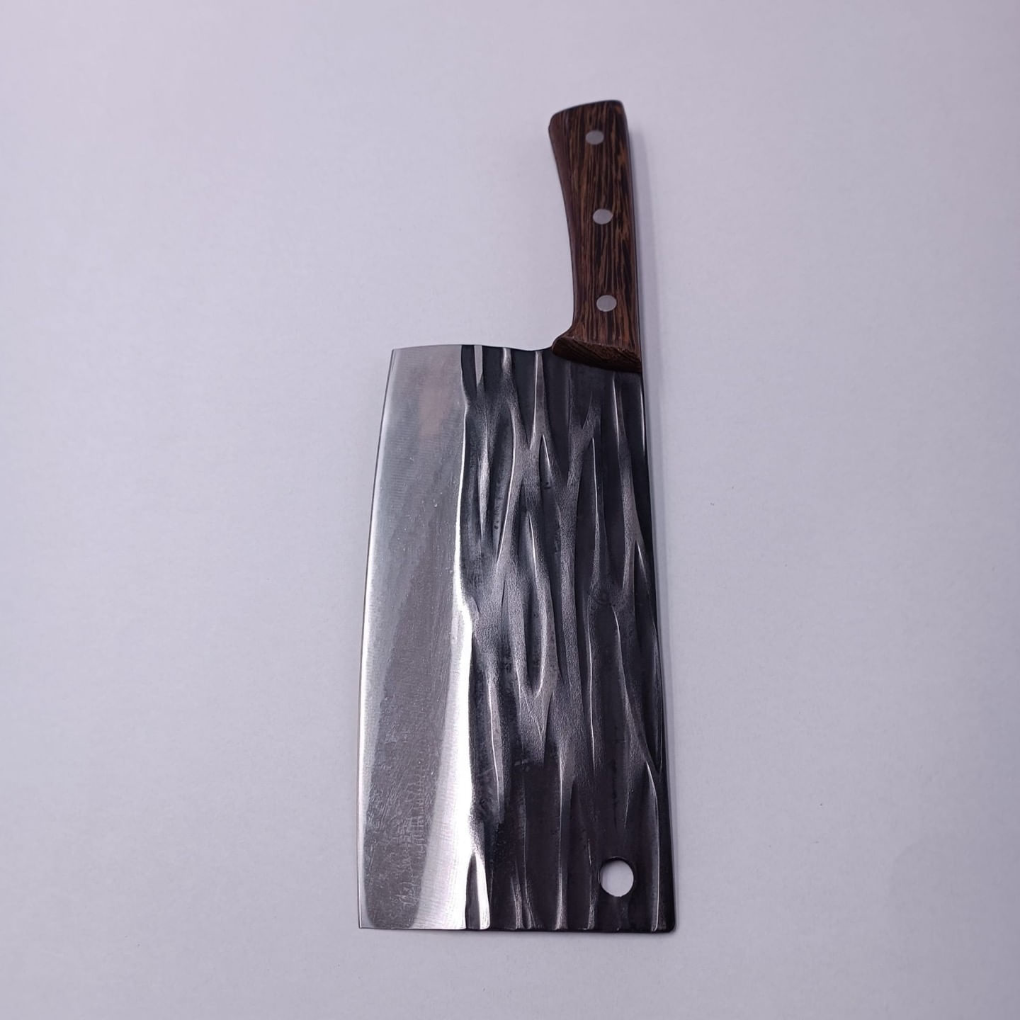 Cutit Tip Satar Pentru Transat si Feliat, Lama Forjata, Maner Nituit, Protectie Lama, Agatatoare, 31 cm — imaginea 3