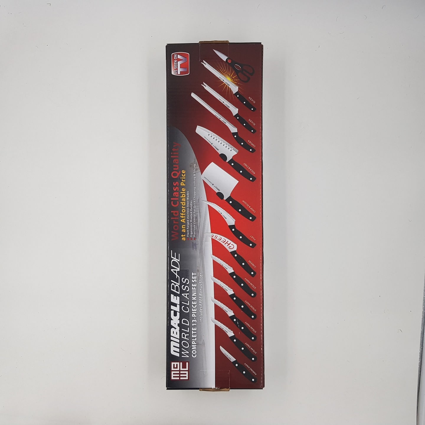 Set 13 cutite pentru bucatarie Miracle, otel inoxidabil — imaginea 3