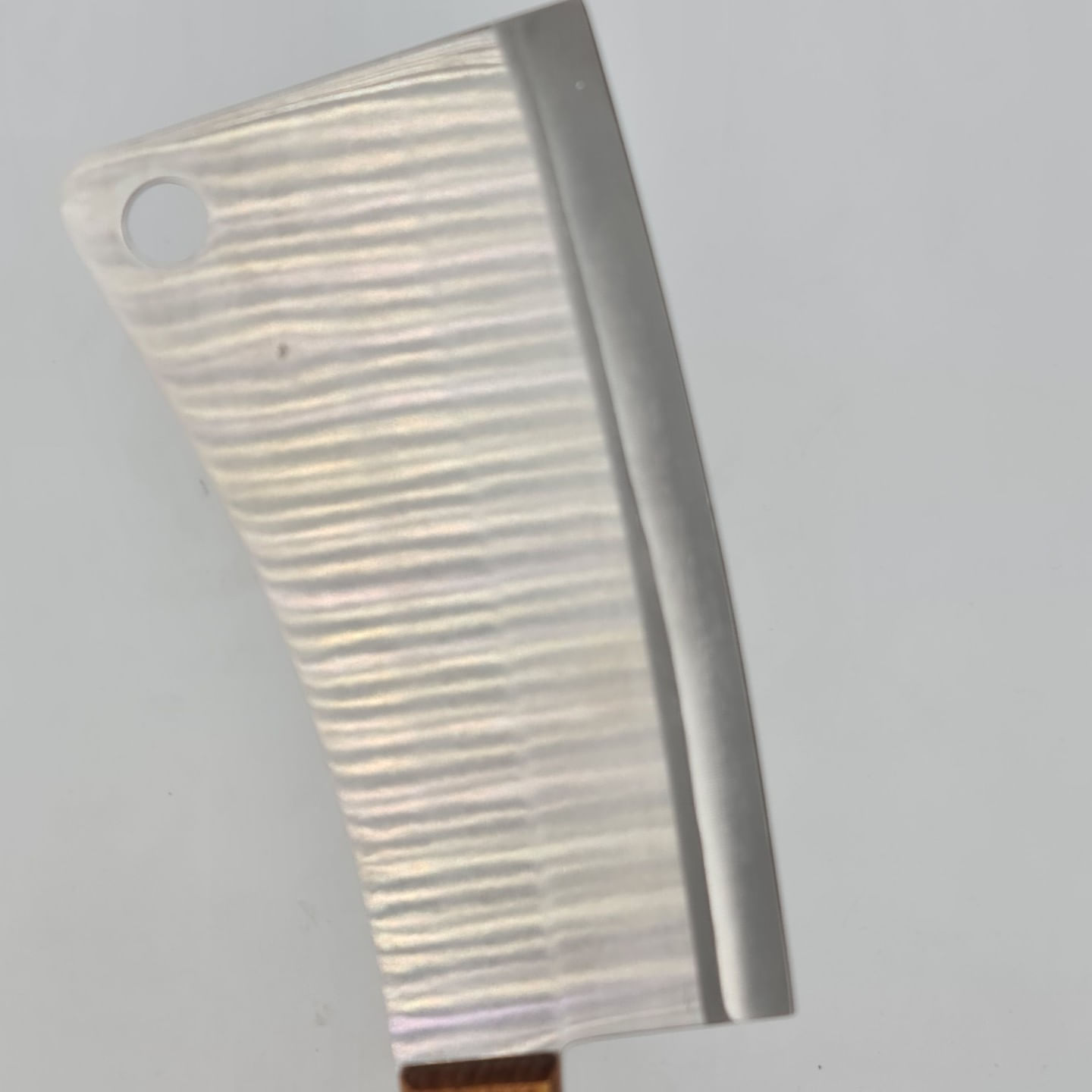 Satar pentru macelarit de bucatarie, otel inoxidabil, 37 cm — imaginea 3