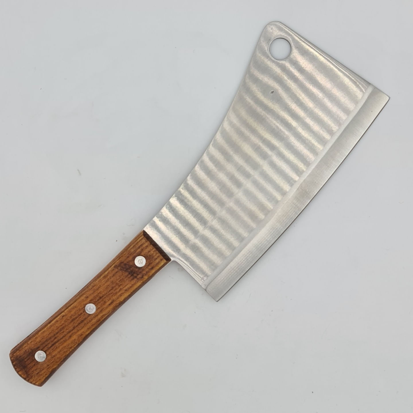 Satar pentru macelarit de bucatarie, otel inoxidabil, 37 cm — imaginea 4