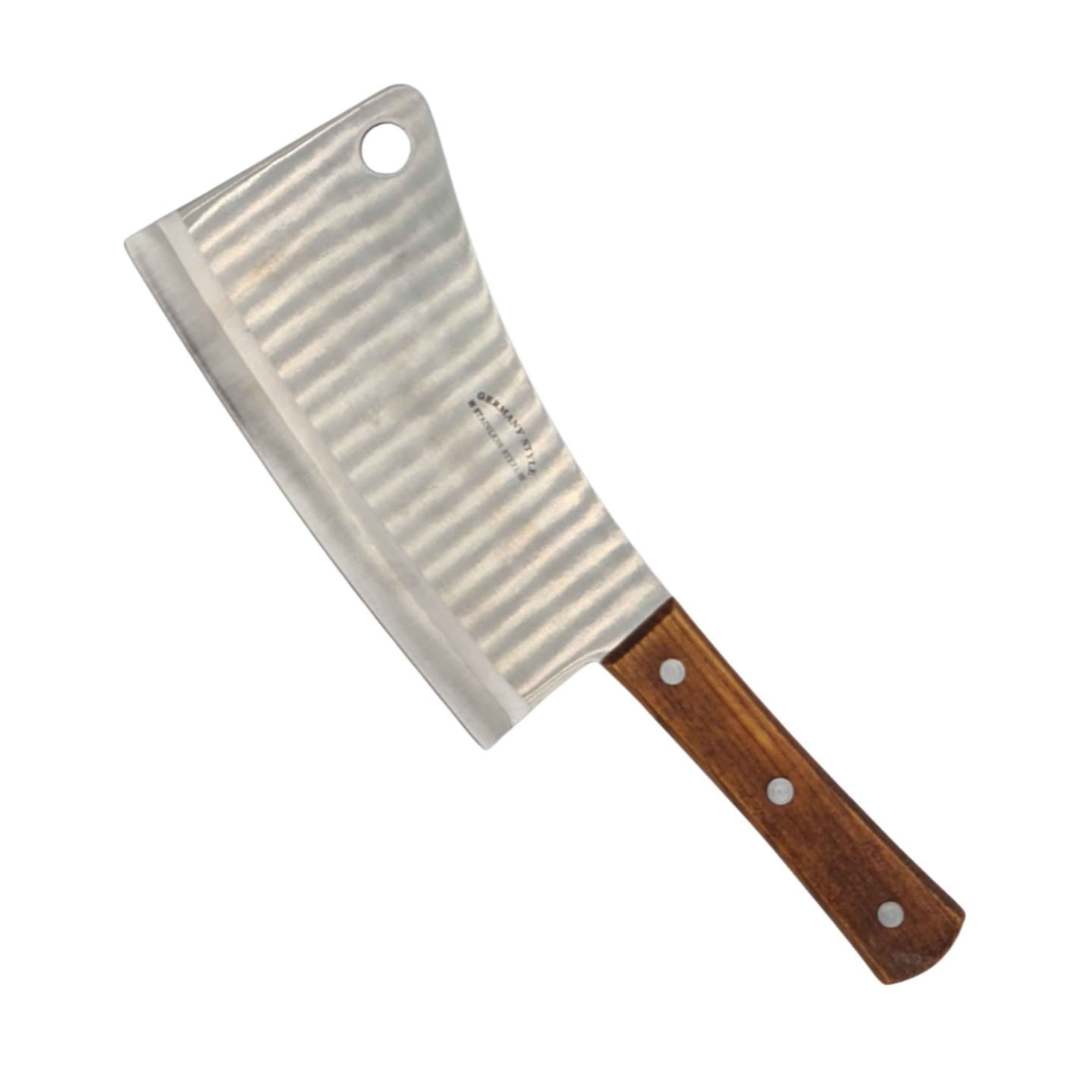 Satar pentru macelarit de bucatarie, otel inoxidabil, 37 cm — imaginea 5
