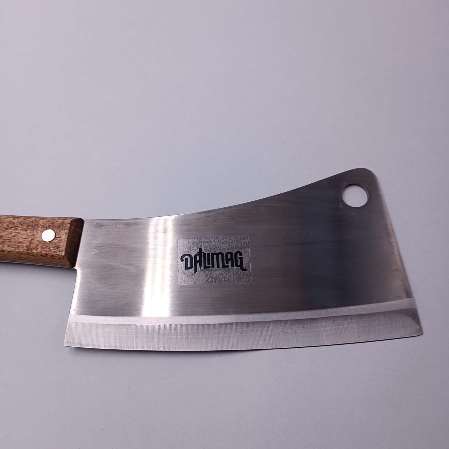 Cutit Tip Satar Pentru Transat si Feliat, Lama Curbata, Otel, Maner Lemn, 37 cm