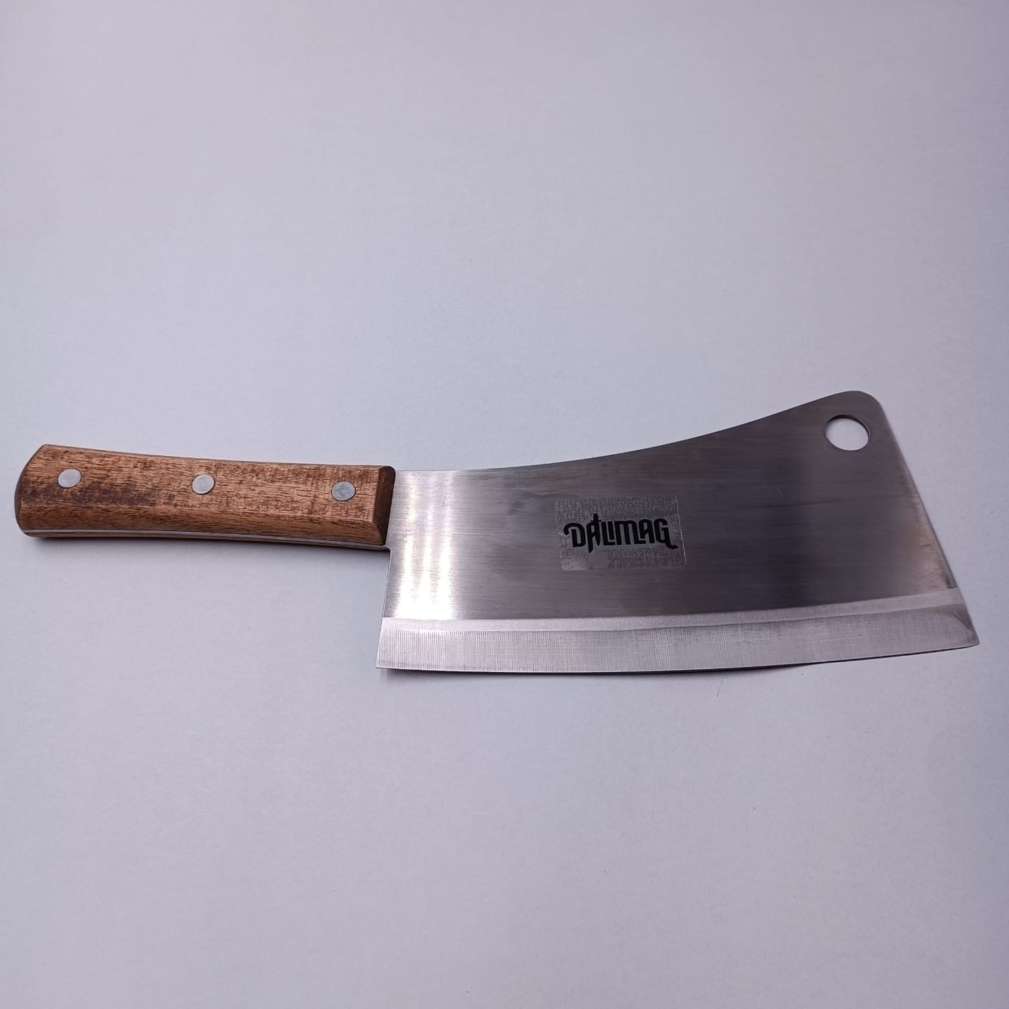 Cutit Tip Satar Pentru Transat si Feliat, Lama Curbata, Otel, Maner Lemn, 37 cm — imaginea 6
