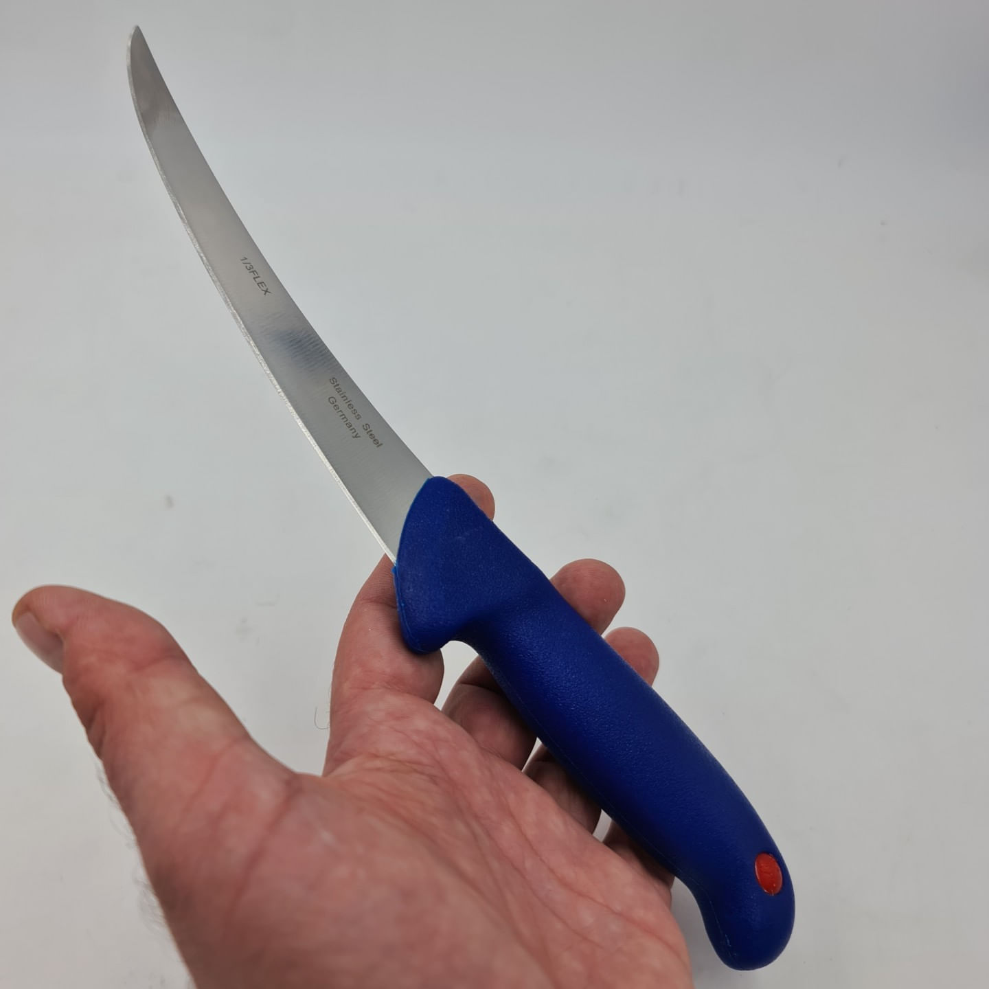 Cutit macelar de bucatarie, otel inoxidabil, 30 cm — imaginea 2