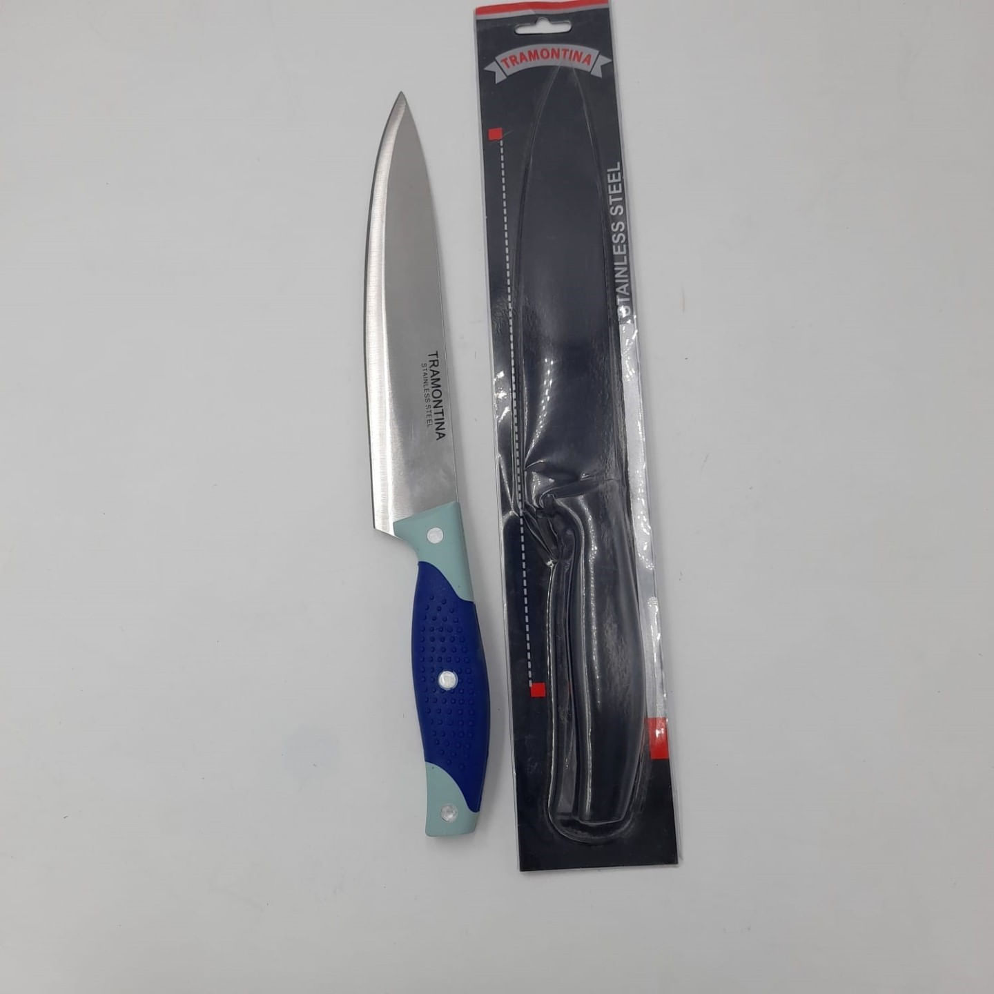 Cutit macelar de bucatarie, otel inoxidabil, 32 cm, — imaginea 2