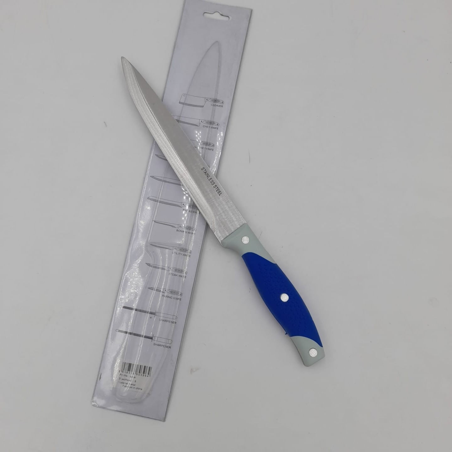 Cutit macelar de bucatarie, otel inoxidabil, 31 cm — imaginea 3