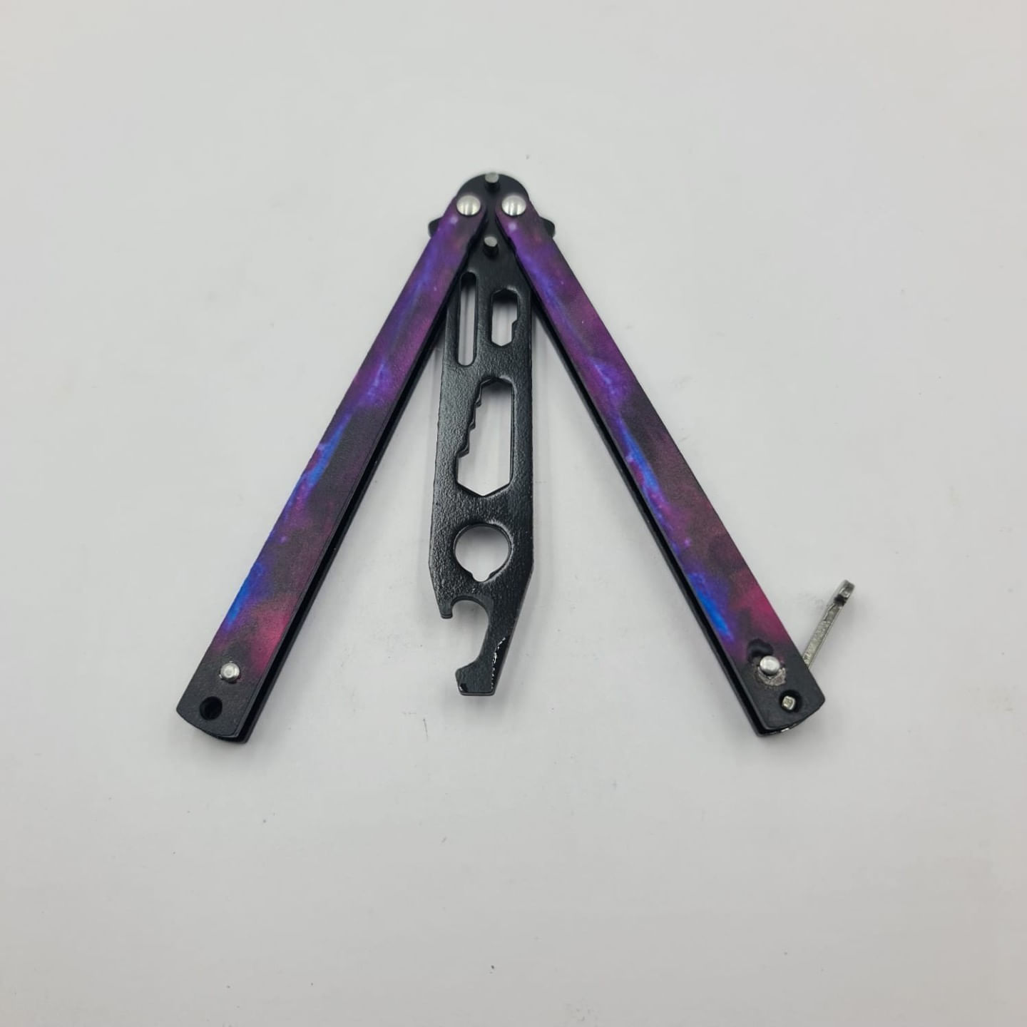 Cutit Fluture Pentru Antrenament, Desfacator Sticle, Chei Reglabile, Otel, 22 cm - imagine 2