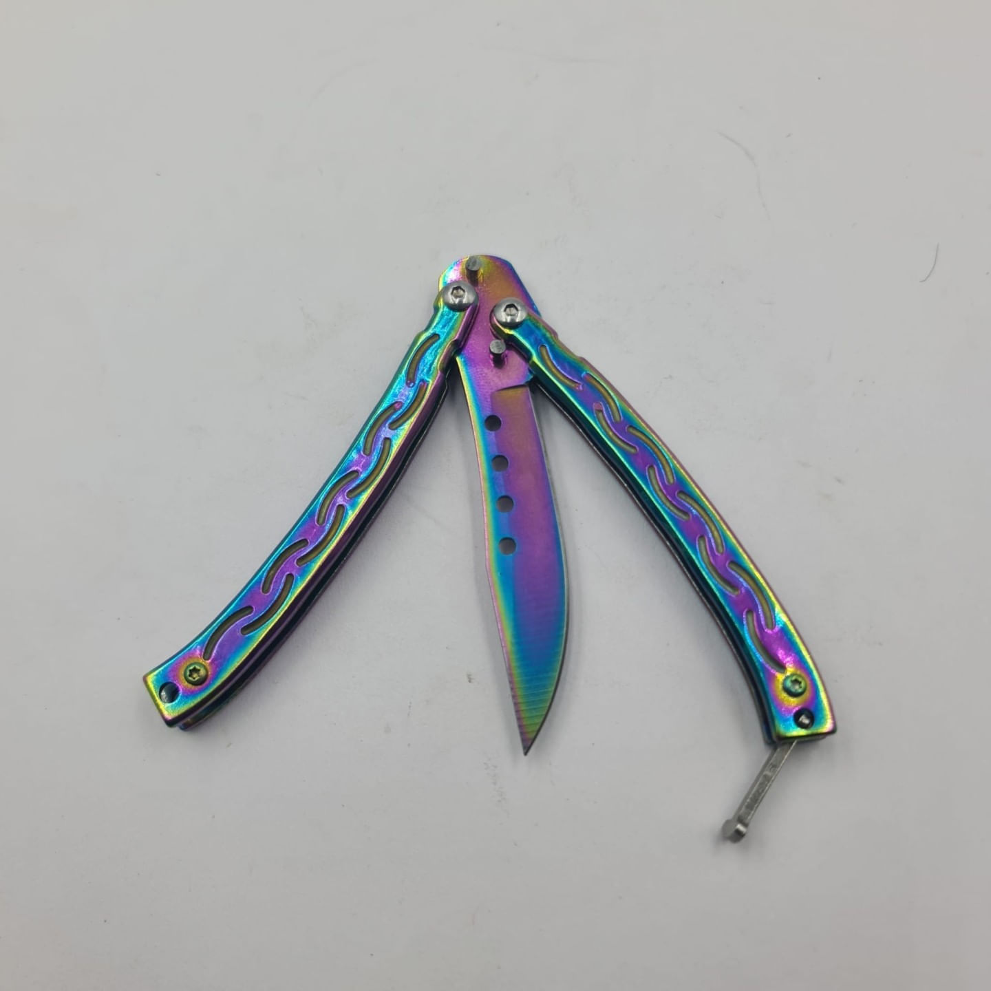 Cutit Fluture Fade, Curbat, Cu Tais, 17 cm - imagine 4