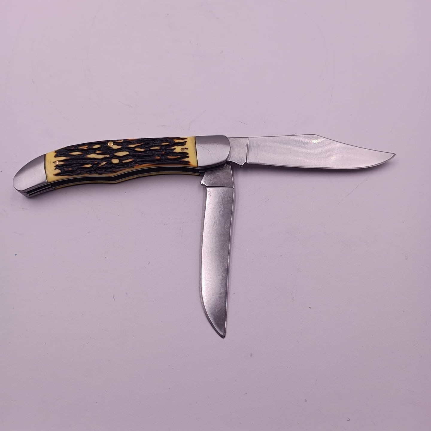 Cutit cu 2 Lame, Model OS, Deschidere Manuala, Otel, 23 cm