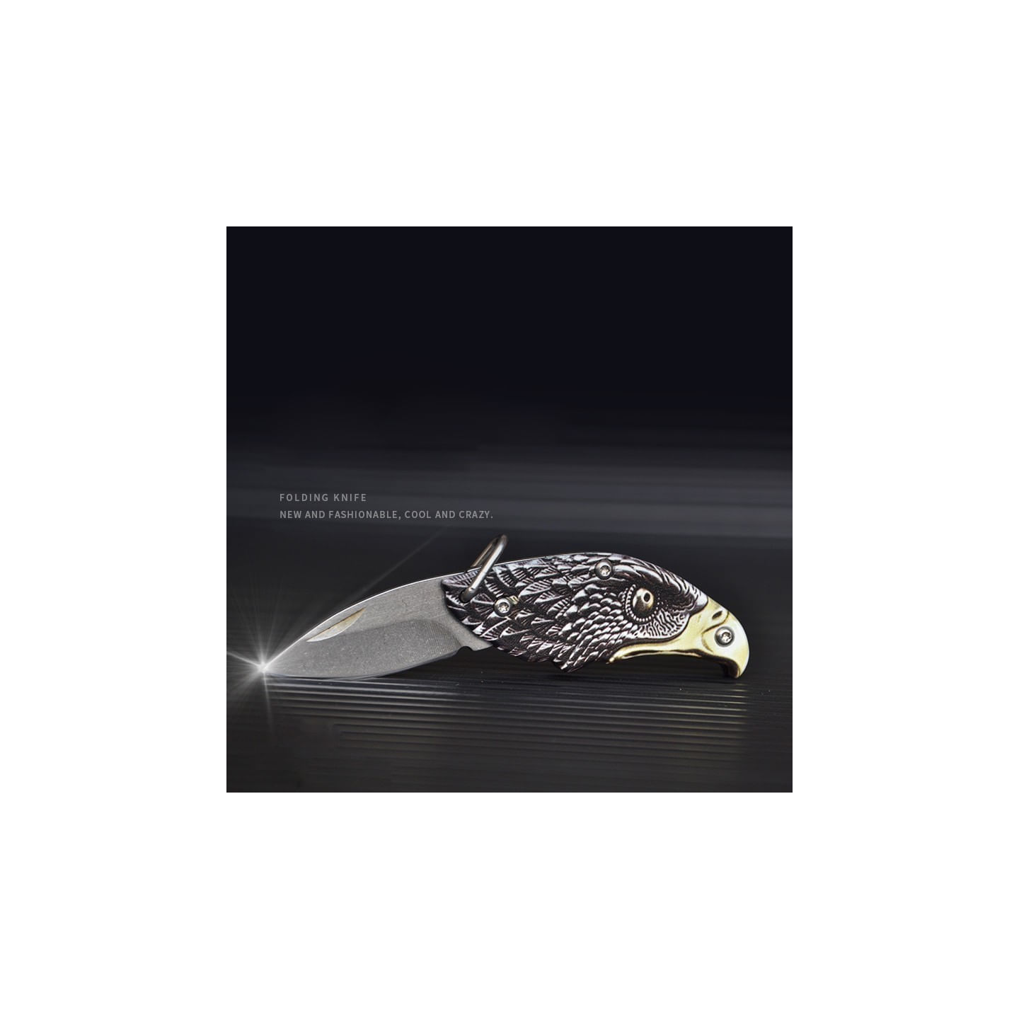 Cutit Breloc, Model Vultur, 65x25x6mm