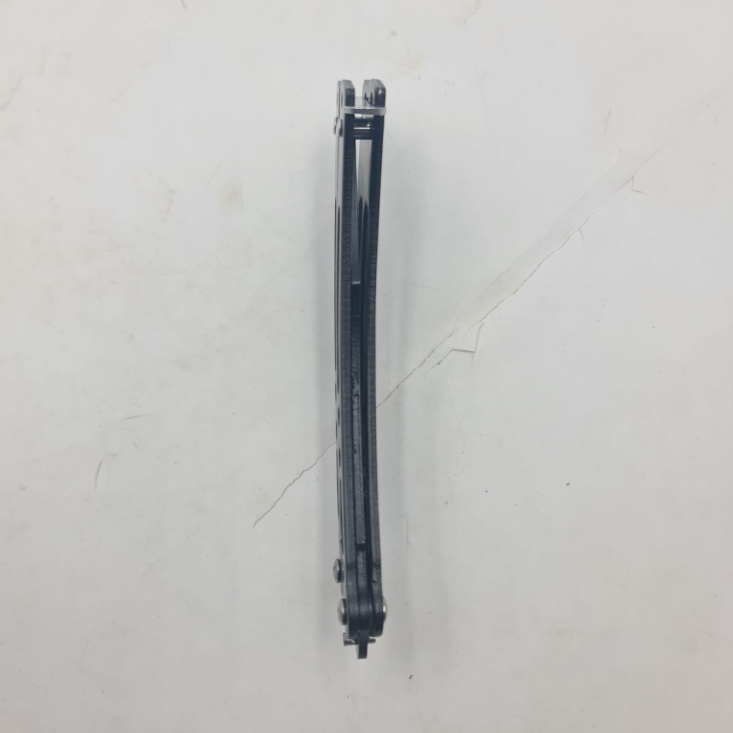 Briceag Fluture Curbat, Model Gauri, Cu Tais, Negru, 23 cm - imagine 6