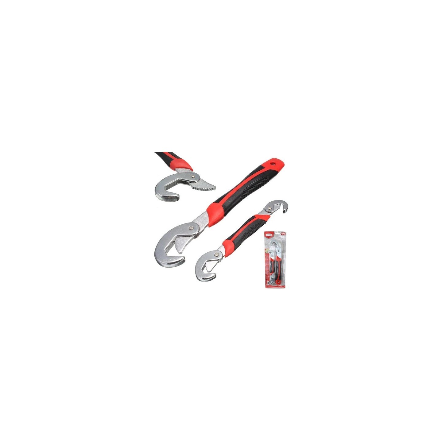 2 chei, universale, cu carlig, 9-32 mm, otel — imaginea 3