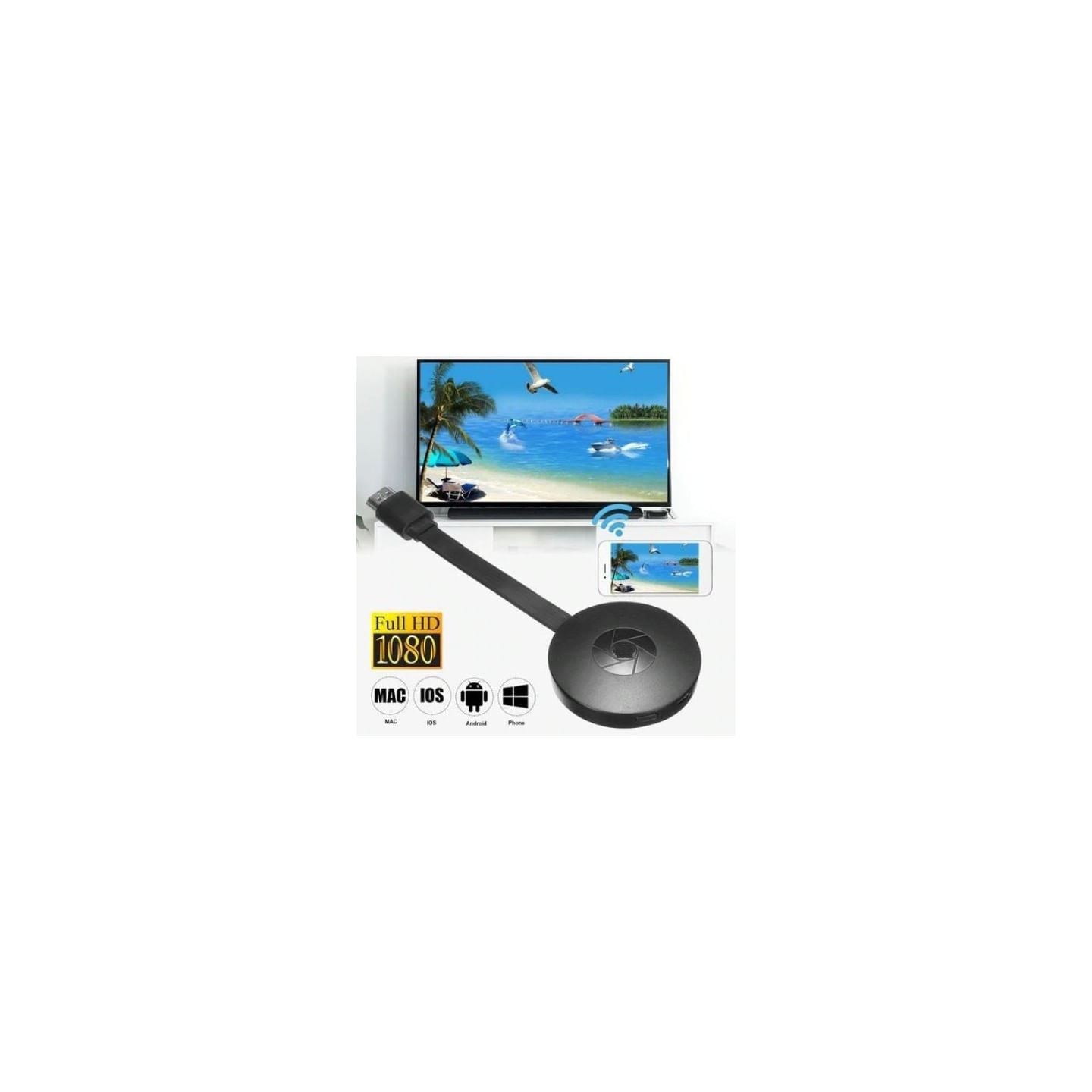 Streaming Media Player pentru TV HD Cast 2.0 Hdmi pentru Youtube, Reflection Vision, AirPlay, Dongle ,Anycast, Miracast