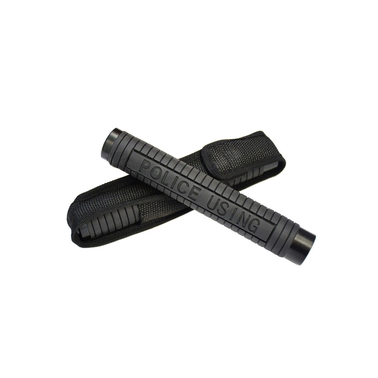 Baston telescopic din otel, 64 cm, 3 sectiuni, husa, 610 g, P2 - imagine 2