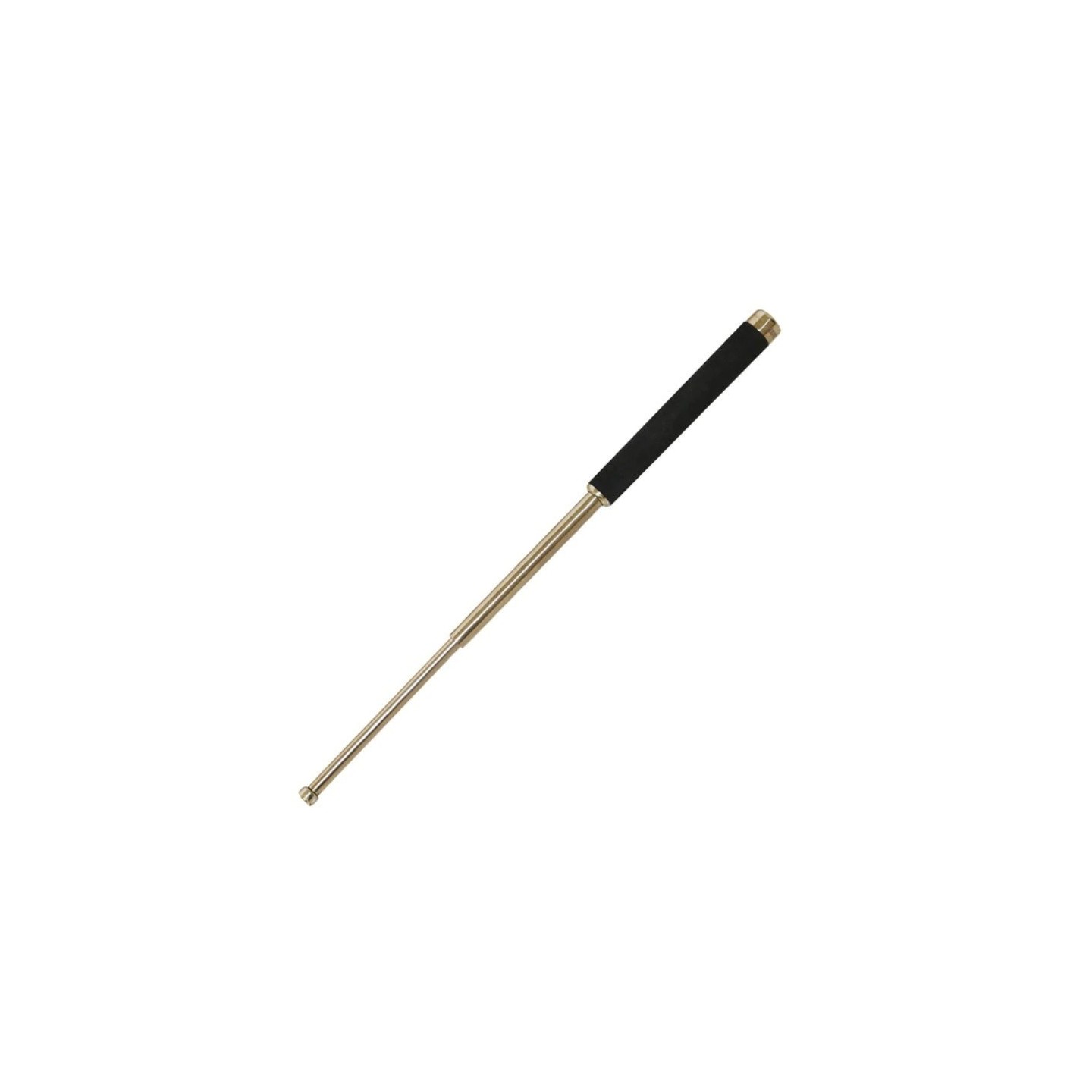 Baston telescopic din otel, 64 cm, 3 sectiuni, auriu, husa, 635 g , A1