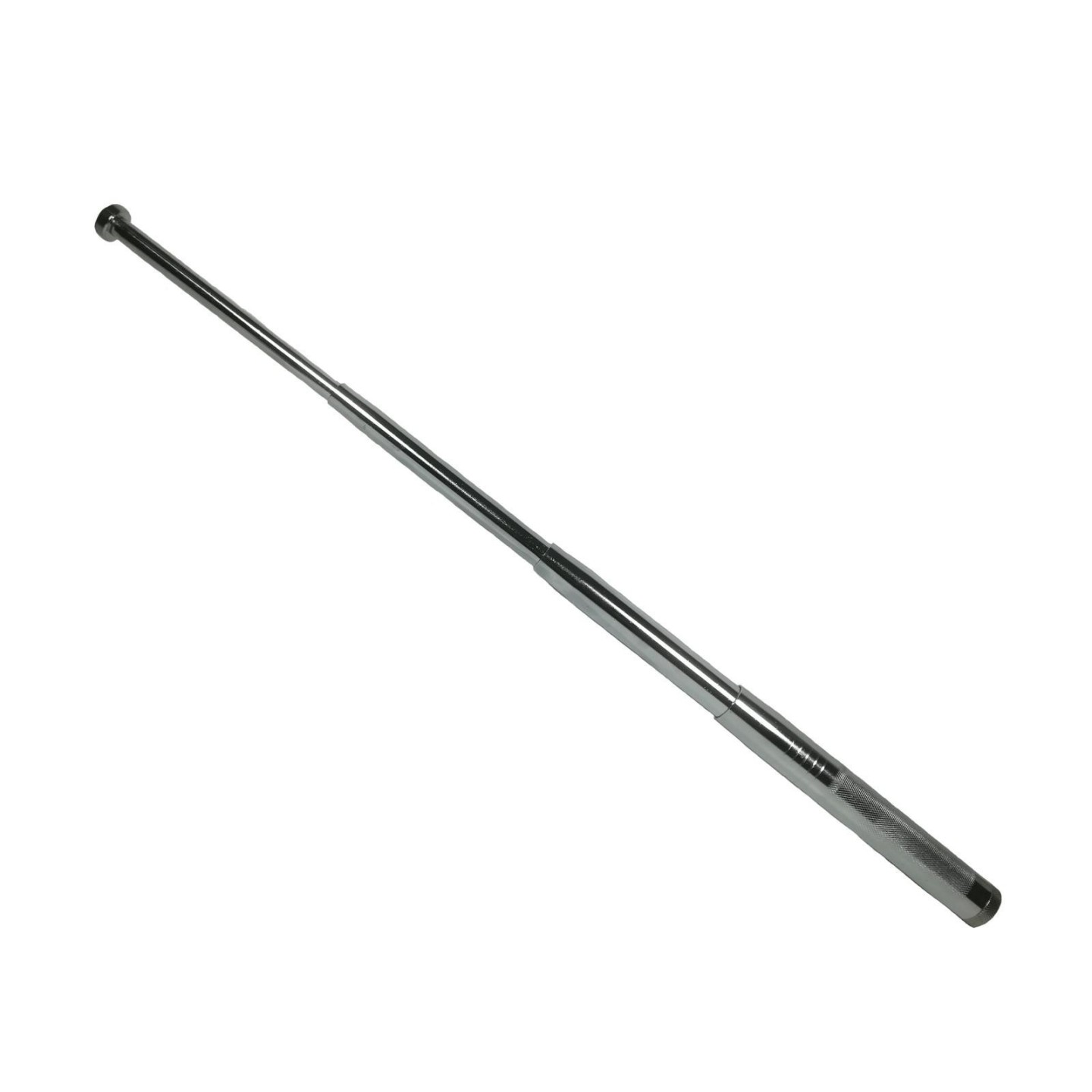 Baston telescopic din otel, 77 cm, 4 sectiuni, gri, husa - imagine 2