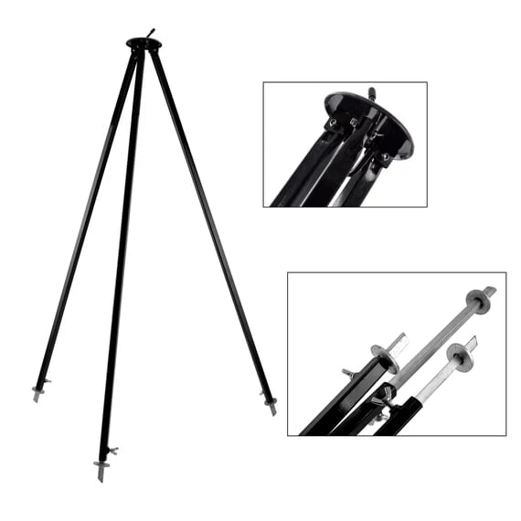 Suport reglabil pentru ceaun 101-184 cm - fier vopsit