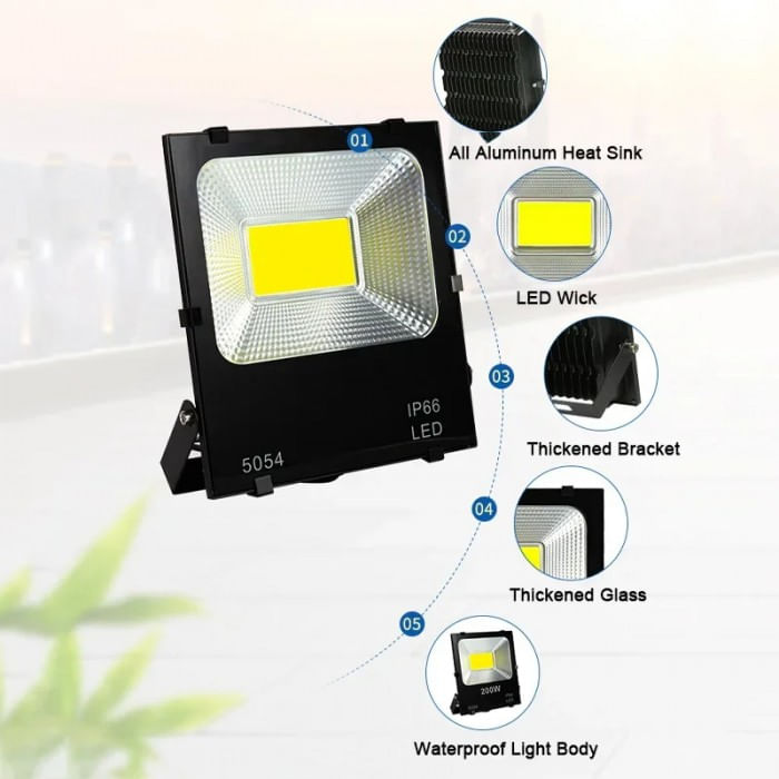 Proiector Led Flood Light, COB 220V, IP66 Power 30W — imaginea 3
