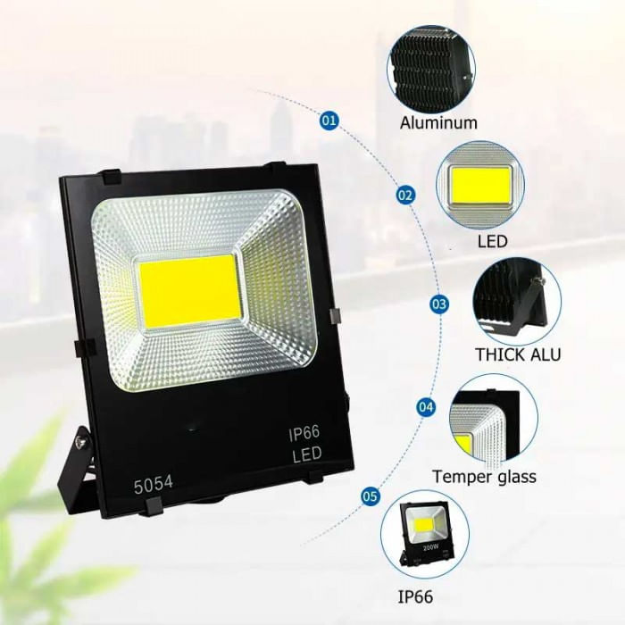 Proiector Led Flood Light, COB 220V, IP66 Power 30W — imaginea 5