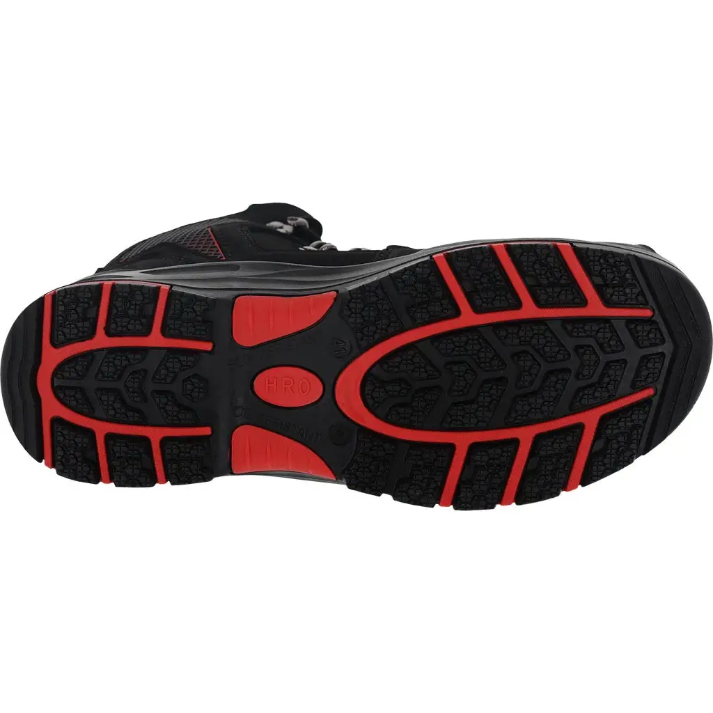 Bocanci de lucru piele nubuk, Reis, S3L SR FO HRO ,BrMefisto Negru — imaginea 3