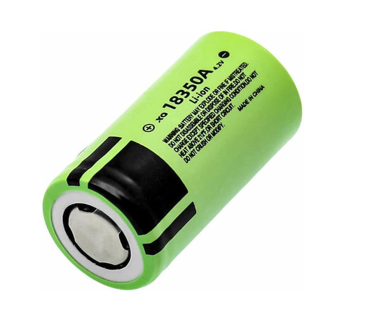 Acumulator 18350A MRG M1220, 1500mAh, Li-Ion, 4.2V, Reincarcabil, Verde
