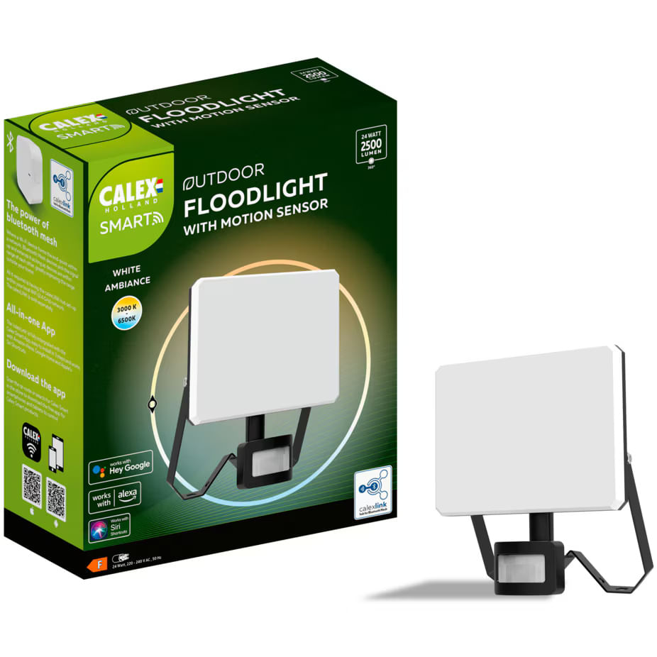Reflector LED Smart Calex Floodlight, 24W, 2500 lm, IP65, Negru — imaginea 3