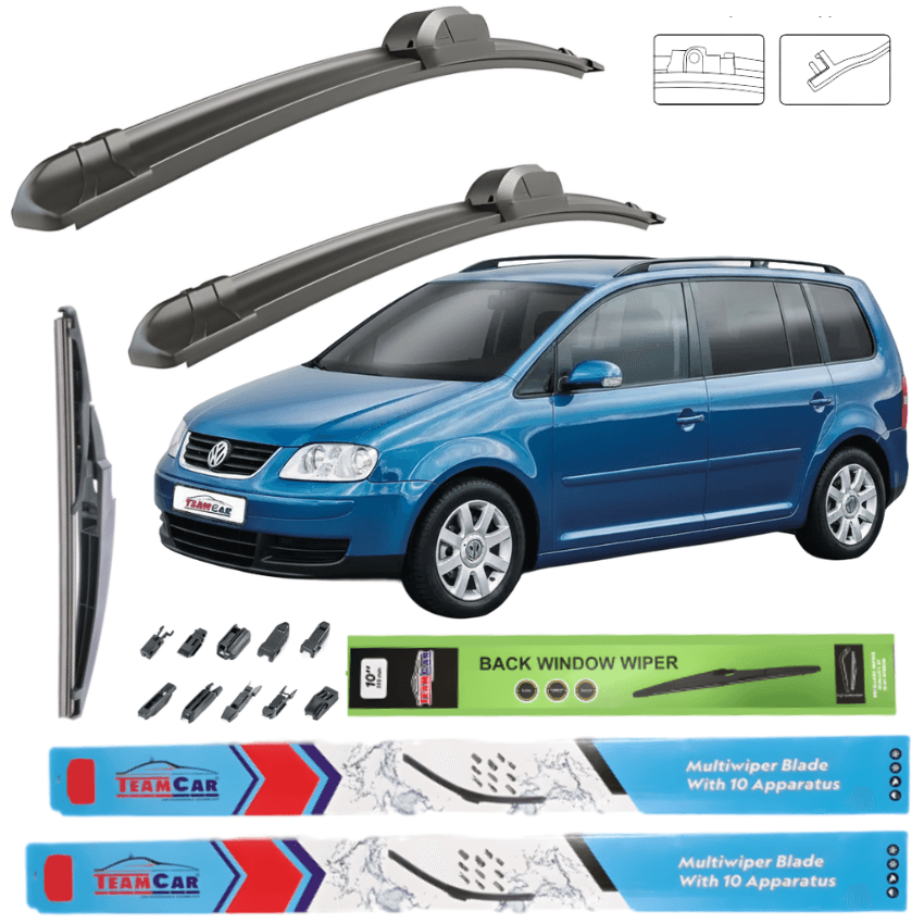 Stergatoare Volkswagen Touran I (2003–2006) TeamCar® – Set Complet - imagine 3