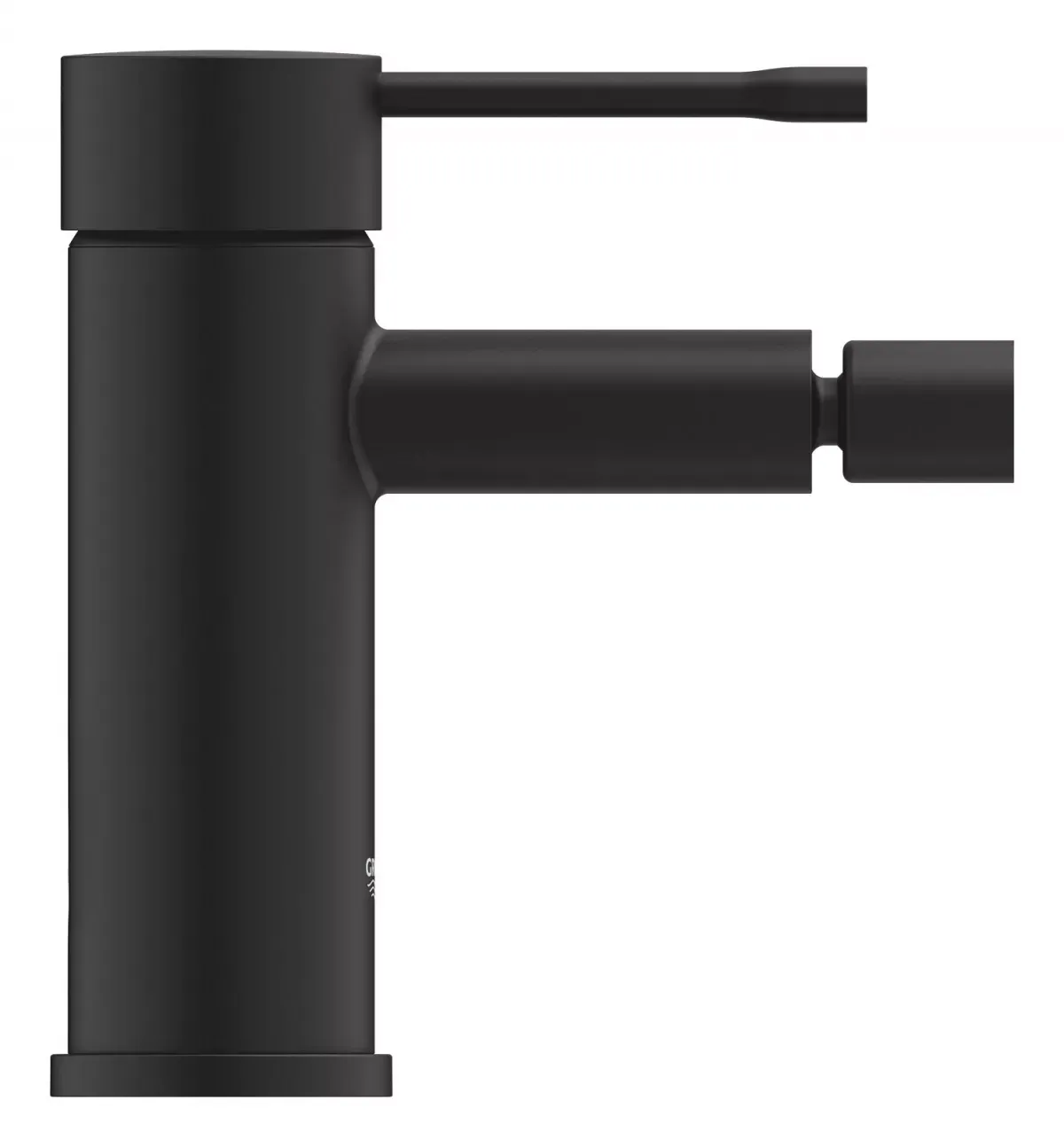 Baterie bideu Grohe Essence, 3/8'', M, aerator, fara ventil, mat, negru, 24395KF1 — imaginea 4