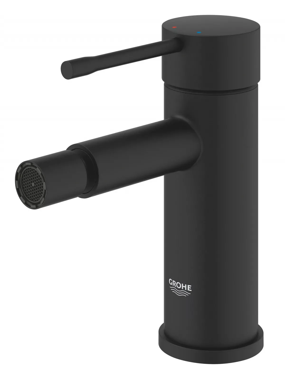 Baterie bideu Grohe Essence, 3/8'', M, aerator, fara ventil, mat, negru, 24395KF1 — imaginea 5