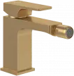 Baterie bideu Villeroy and Boch Architectura, S, 139 mm, ventil, mat, auriu, TVB12500100076 — imaginea 6