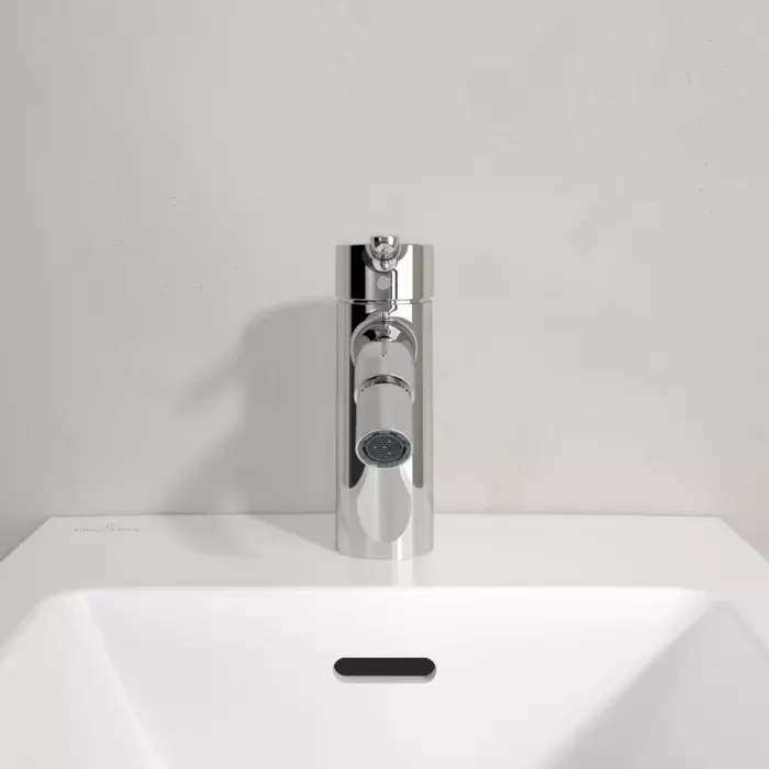 Baterie bideu Villeroy and Boch Skyla, M, 158 mm, ventil, crom, TVB11600100061 — imaginea 2