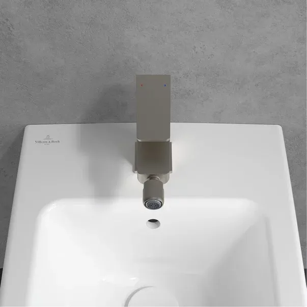 Baterie bideu Villeroy&Boch Architectura Square monocomanda nichel periat — imaginea 4