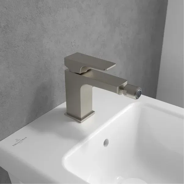 Baterie bideu Villeroy&Boch Architectura Square monocomanda nichel periat — imaginea 5
