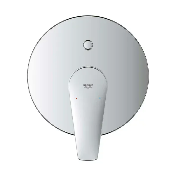 Baterie cada - dus incastrata Grohe BauEdge New crom monocomanda — imaginea 2