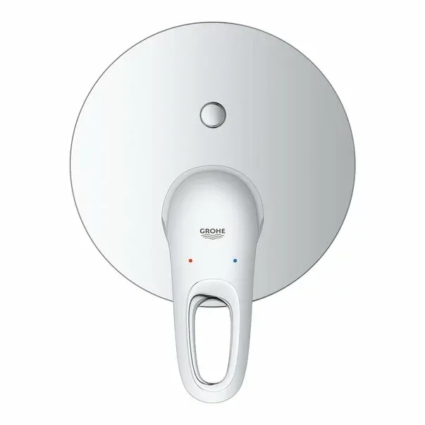 Baterie cada - dus incastrata Grohe Eurostyle 2 iesiri crom — imaginea 2