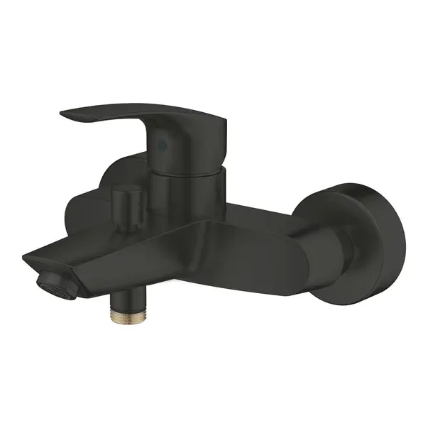 Baterie cada - dus negru mat Grohe Eurosmart New — imaginea 4
