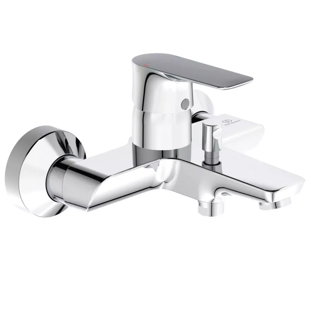 Baterie cada Ideal Standard Connect Air A7033, 1/2'', aparenta, monocomanda, diverter, limitator, crom — imaginea 2