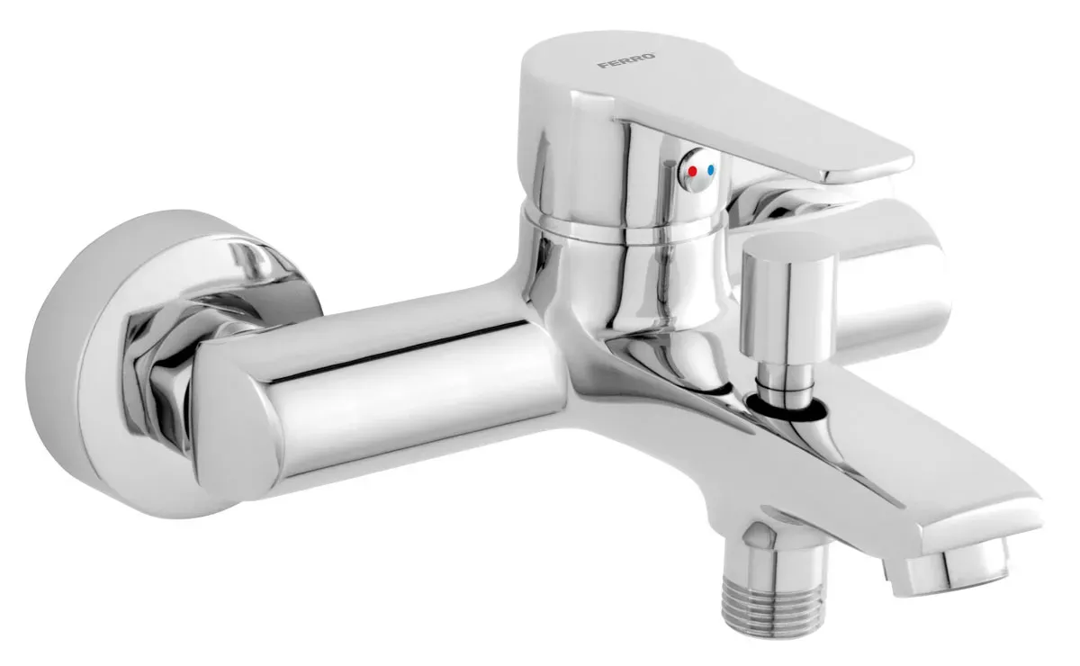 Baterie cada Ferro Ritto, aparenta, diverter, crom, BTR1 — imaginea 2