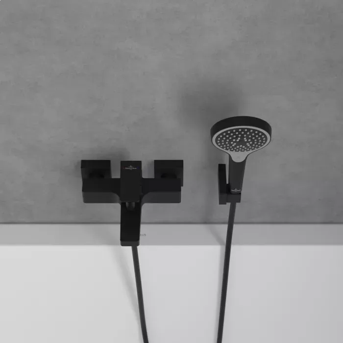 Baterie cada Villeroy and Boch Architectura, aparenta, mat, negru, TVT125001000K5 — imaginea 3