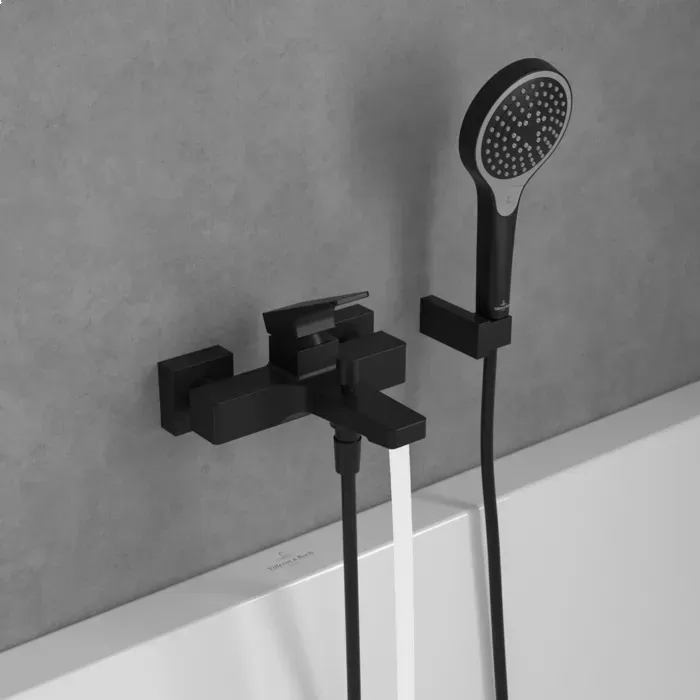 Baterie cada Villeroy and Boch Architectura, aparenta, mat, negru, TVT125001000K5 — imaginea 6